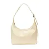 2026 Nuevo Bolso Casual Simple de Cuero Suave Tipo Empanada Coreano Retro Temperamento Bolso de Hombro para Mujer Bolso de Mano de Nicho