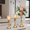 Portavelas Aromático de Cristal de Lujo Ligero Cena a la Luz de Velas Decorativo Transparente Estilo Europeo Adornos para Velas Base para Velas de Sala de Estar
