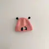Touca de Bebê Outono e Inverno Fofa Super Fofa Gorro de Lã Tricotado Quente e Espessado Touca Pulôver para Recém-Nascido