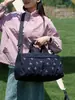 Bolsa de viagem de grande capacidade para mulheres, moderna e leve, para carregar na mão e na transversal, bolsa para esportes e fitness, organizador de bagagem para viagens curtas