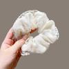 Super Suave de Alta Calidad Encaje Intestino de Cerdo Anillo para el Cabello para Mujeres Estilo Coreano Suave Pequeño Floral Diadema Accesorios para el Cabello Venta al por Mayor