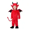 Fantasia Infantil de Halloween Diabinho Fofo Morcego Roupas de Show Meninos e Meninas Cosplay Roupa de Vampiro