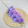 27 cores, nova orquídea impressa em 3D com 9 cabeças, flor artificial, para decoração de casamento e casa, atacado