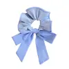 Estilo Coreano Estilo Fresco Tira de Tecido Laço Listrado Anel de Cabelo Intestino Grosso Senso de Alto Padrão Flor de Cabeça para Rabo de Cavalo Baixo Prendedor de Cabelo Feminino Bola