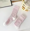 Calcetines de Dormir de Algodón de Alta Calidad con Puño Suelto, Sin Costuras, Calcetines Postparto, Calcetines de Aire Acondicionado para Maternidad, Calcetines de Media Pantorrilla, Calidez para el Hogar