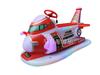 Puesto Cuadrado Comercial Coche Eléctrico Luminoso de Atracciones para Niños Motocicleta Biplaza Coche de Choque Go-Kart para Adultos
