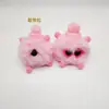 Colgante de elfo bola de pelo accesorios zapatos de dedo gordo accesorios correa de zapato gruesa hebilla flor de zapato cerdas pequeñas negro y blanco en stock y entrega rápida