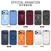 Capa Oficial Transparente Dois em Um Adequada para Celular Apple 18 iPhone 17 Pro Max Capa Protetora Animada com Pop-Up 16