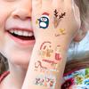 Pegatina Navideña Personalizada Dibujo Animado Pegatina para Diario Halloween Papá Noel Nochebuena Pegatina Tatuaje Muñeco de Nieve