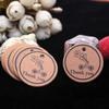 Etiqueta de tarjeta para joyería 100 imprimible LOGO cartulina blanca encaje etiqueta pequeña joyería ropa etiqueta de regalo