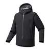 Chaqueta softshell XC2577 estilo Kailash con capucha, color liso, forro polar, adecuada para ropa de trabajo corporativa y uniformes
