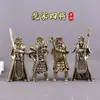 Figuras de los Cuatro Reyes Celestiales del Clan Mágico: Mo Li Qing, Hong Hai Shou, Decoración para el Hogar de Escritorio, Mascotas de Té, Manualidades para Decoración de Escritorio de Oficina