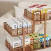 Estante de almacenamiento de escritorio, estante para bocadillos en la encimera de la mesa de comedor, organizador de varias capas, portavasos y portadulces para la mesa de centro