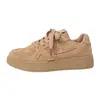 Novos Sapatos Respiráveis de Bico Redondo com Solado Grosso, Tênis Simples e Discretos, Sapatos Baixos Cor Biscoito, Modernos e Versáteis, Sapatos Casuais de Alta Qualidade