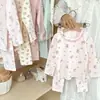 Nuevo Conjunto de Ropa de Otoño para Niños y Pantalones Conjunto de Ropa Interior de Algodón Puro para Niños y Niñas Homewear de Algodón con Lycra Pijamas