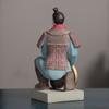 Artesanías Originales Rijin Guerreros y Caballos de Terracota Dorados Adornos para Mueble de TV Mueble de Vino Entrada Adornos para Casa Nueva Ceremonia de Acompañamiento