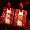 Cajas de dulces estilo dragón y fénix chinas nuevas al por mayor, cajas de dulces para bodas, recuerdos de boda de estilo chino de moda y cajas de regalo de compromiso - fabricante