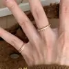 Caperucita Roja Explosiones Cuadros de Diamante Fila Anillo 2024 Nuevo Anillo de Moda Moda para Mujer Anillo de Lujo Ligero