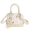 Bolsa de Mão Transversal de Nicho de Alta Qualidade, Elegante Popular Europeia e Americana da Moda, Moderna, Portátil, Concha de Desenho Animado Estampada Exquisita