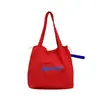 2026 Nueva Bolsa de Lona con Cordón Estilo Ins Japonés Bolso Tote Bolso de Mano Ruiying Simple Gran Capacidad Bolso Tote de Hombro