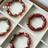 Pulsera de Ágata de Tíbet con Cuenta Dzi de Tres Ojos Estilo Tibetano Cuenta Dzi de Nueve Ojos Ágata Vintage Cuenta Dzi al por Mayor