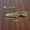 Película Creativa y Televisión Periférico Mini Espada China Zhiwang Diyi Espada con Funda Cuchillo de Desempaque Modelo Juguete de Aleación Llavero