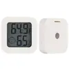Temperatura, Humedad, Hora, Cara Sonriente, Confort, Botiquín del Hogar, Succión Magnética, Mini Ultra Delgado, Medidor Digital de Temperatura y Humedad