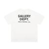 22SS Cross-border American Fashion Brand GALLERY DEPT Camiseta de manga curta com letras vintage lavadas Camiseta de meia manga masculina e feminina High Street