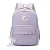 Mochila de Menina com Laço de Pérola e Renda Doce com Babados Bolsa para Livros de Aluno do Ensino Fundamental Mochila Infantil de Bolinhas de Grande Capacidade