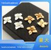 Acessórios de jóias antigas cor de cobre puro ouro montagem flor tridimensional flash flor de areia DIY acessórios de cabelo de mão