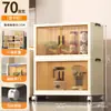 Instalación Gratuita Gabinete Plegable de Almacenamiento Hogareño Sala de Estar Cocina Gabinete para Juguetes y Snacks Gabinete Plegable de Almacenamiento Transfronterizo