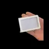 Caja de Piedra Transparente, Caja de Plástico Acrílico para Piedras Preciosas, Caja de Exhibición y Almacenamiento de Joyería, Caja de Piedra de Color para Interfaz, Caja de Diamantes Sueltos para Interfaz