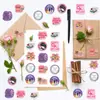 500 Folhas/Rolo Série Dia da Mulher Desenho Animado Rolo de Adesivos DIY Celular Impermeável PVC Decoração Adesivos de Feriado Transfronteiriços
