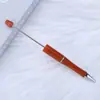Plumas de Cuentas de Colores, Plumas Creativas para Bolígrafo DIY con Cuentas, Lindos Bolígrafos de Tinta de Gel con Gradiente de Color Macarrón Multicolor, Al por Mayor en Stock