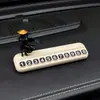 Placa de Número de Teléfono para Estacionamiento de Coche de Nuevo Espadachín de Artes Marciales, Señal Temporal de Número de Teléfono para Mover el Coche, Adorno de Árbol de la Fortuna para Coche
