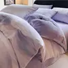 Juego de Ropa de Cama Simple de Vellón de Leche de Cuatro Piezas Invierno Coral Franela Funda Nórdica Sábana 2026 Nuevo Juego de Tres Piezas