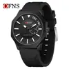 Reloj Octogonal OFNS Moda Personalidad Fecha Viaje de Negocios Reloj de Pulsera Delgado Negocios Dominante Reloj de Cuarzo para Hombre Resistente al Agua