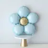 Ins Balão Flor Margarida Branca Flor Ovo Crisântemo Arranjo de Aniversário Girassol Flores Colocação Adereços Pintinhos Sorridentes