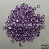 Piedras Preciosas de Color Cultivadas en Laboratorio: Rubí, Padparadscha, Naranja Atardecer Piedras Sueltas, Anillo de Zafiro de Laboratorio de Colores de 1-3 mm