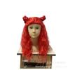 Peluca transfronteriza de la película europea y americana Descendientes 4, peluca roja Starlight Successor para Halloween, peluca larga para cosplay