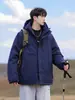 Chaqueta de Algodón Gruesa Acolchada con Capucha Cortavientos para Hombre y Mujer para Montañismo al Aire Libre de Otoño e Invierno Ropa de Abrigo Cálida para Parejas