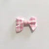 Acrílico UV Laço Estilo Doce Japonês Fita Xadrez Nó Acessório de Cabelo Quadrado Decoração de Sapato Corrente de Celular Contas DIY
