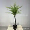 Planta Artificial de Samambaia Nórdica em Vaso Planta Verde Sala de Estar Hotel Chão Shopping Center Planta Árvore de Samambaia Falsa Entrada Escadaria Ornamentos