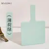 Espejo de Maquillaje de Mano para Mujeres, Espejo Pequeño Portátil, Espejo de Retoque de Mano, Espejo Cuadrado con Mango Moderno