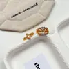 Anillo doble C microincrustado de circón estilo europeo y americano para mujer, nueva moda, alta gama, popular, personalizado, anillo abierto ajustable