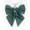 Pudin Oso Original Auténtico Uniforme Jk Corbata Mariposa Flor Niña Estudiante Color Puro Pluma Roja