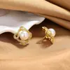 Conjunto de Pérolas Brincos de Videira Vintage Anel Elegante S925 Prata para Mulheres Colar de Fragrância Pequena de Luxo de Alto Padrão