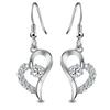 Comércio Transfronteiriço Brincos Super Brilhantes de Diamante Vazados para Mulheres Estilo Coreano Moda Diamantes Cravejados Versátil Temperamento Brincos Micro-Incrustados