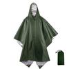 Capa Três em Um Cortina do Céu Portátil Capa de Chuva Mochila Multifuncional Montanhismo ao Ar Livre Poncho com Capuz para Adulto