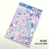 Venta de Liquidación Paquete de Materiales DIY para Pegatinas de Personajes de Diario, Venta al por Mayor de Accesorios de Decoración para Diario, Liquidación en Transmisión en Vivo